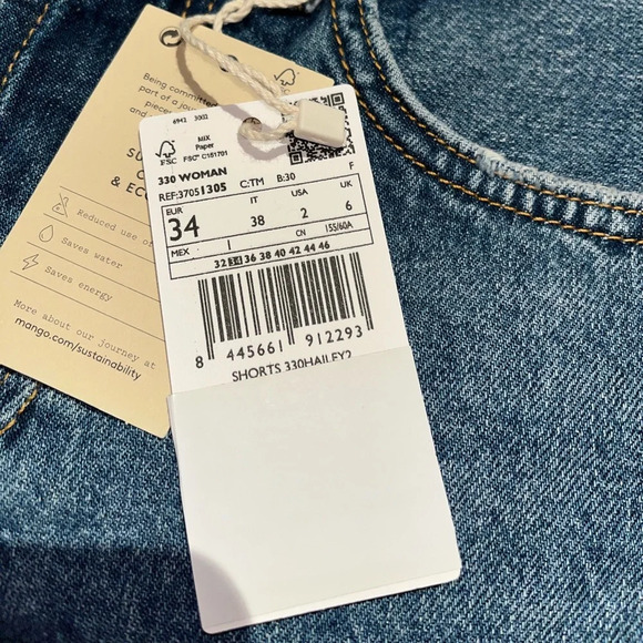 MANGO denim Hailey shorts - Picture 3 of 5